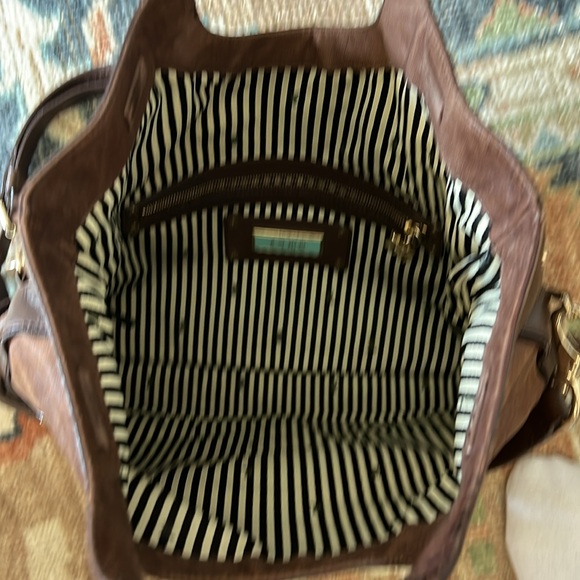 Lamb by Gwen Stefani Purse Notting Hill Leather Handbag Satchel Crossbody Brown - Picture 2 of 12